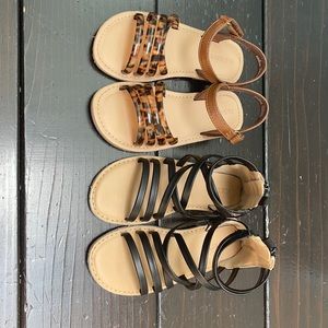 Girls Summer Sandal Bundle- size 10